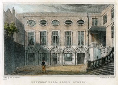 Brewers Hall, Addle Street, City of London, 1831 - William Radclyffe