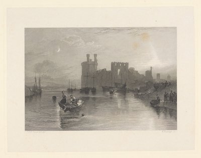 Le château de Caernarvon, au Pays de Galles - William Radclyffe