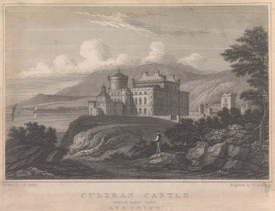 Château de Culzean, vue sud-est, Ayrshire; page 84 (Volume Un) - William Radclyffe