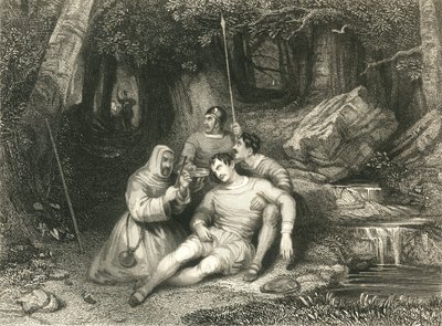 Mort de Llewellyn, vers 1836 - William Radclyffe