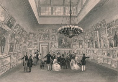 Exposition de la Royal Academy. - Vue privée, c. 1844 - William Radclyffe
