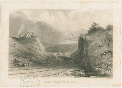 Whitmore - Pont ferroviaire : gravure sur acier, nd [vers 1839] - William Radclyffe