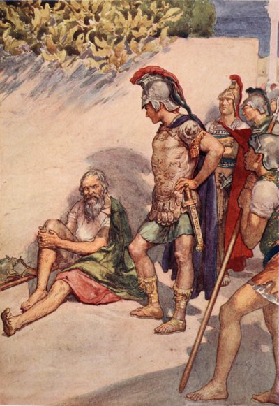 Alexandre et Diogène, illustration de 