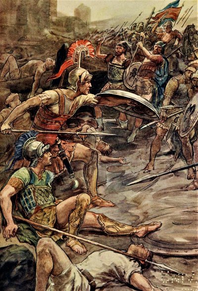 Epaminondas défendant Pélopidas - William Rainey