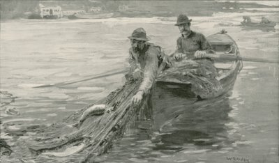 Pêche au Saumon sur la Rivière Fraser, Colombie-Britannique - William Rainey
