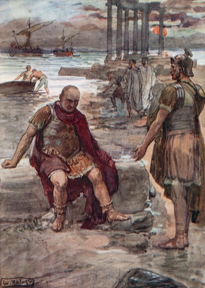 Marius exilé parmi les ruines de Carthage - William Rainey