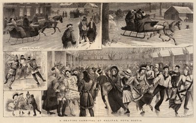 Un carnaval de patinage à Halifax, Nouvelle-Écosse - William Ralston