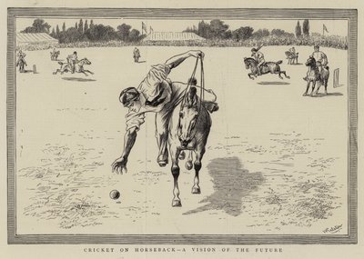Cricket à cheval, une vision de l