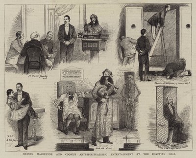 Le spectacle anti-spiritualiste de Messieurs Maskelyne et Cooke à l