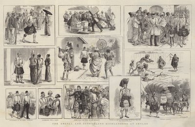 Les Argyll et Sutherland Highlanders à Ceylan - William Ralston