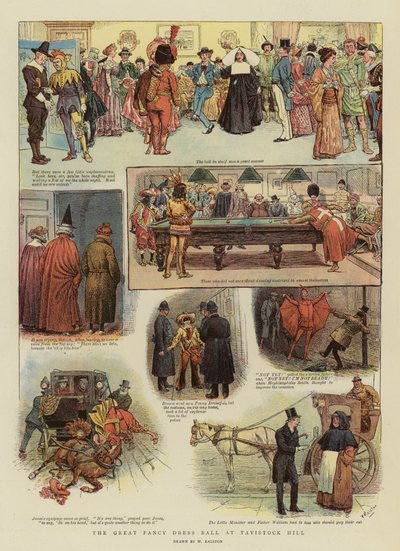 Le grand bal costumé à Tavistock Hill - William Ralston