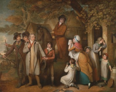 Le sévère intendant, ou le locataire malheureux - William Redmore Bigg