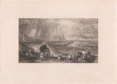 Vue lointaine de Rouen - William Richardson