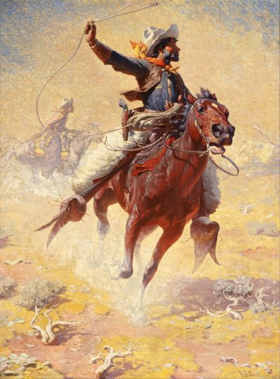 Le Roping. Date / Période - William Robinson Leigh