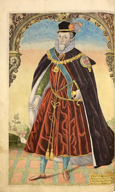 Charles Howard, premier comte de Nottingham, de Honor Military, and Civill, William Segar, pub. Robert Barker, Londres, 1602 - William Rogers