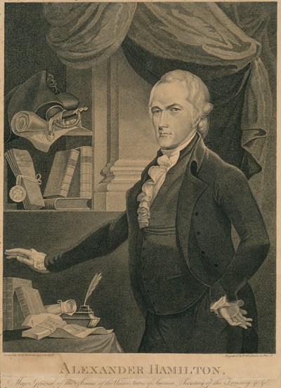 ALEXANDER HAMILTON, Major général des armées des États-Unis d