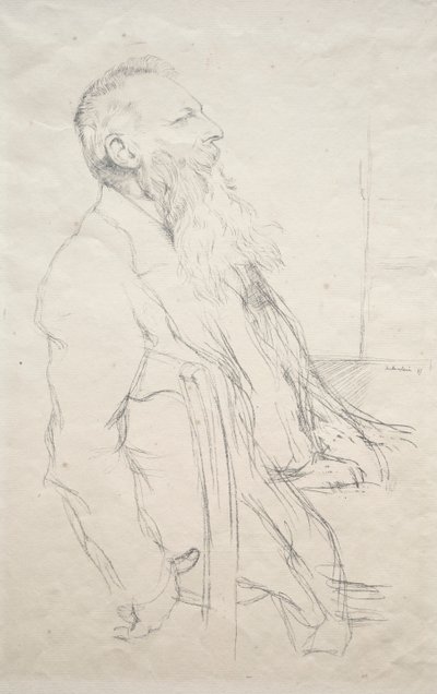 Auguste Rodin, 1897 - William Rothenstein