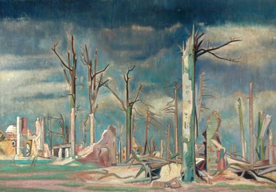 Avenue à Bourlon, Front occidental - William Rothenstein