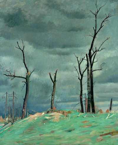 Avenue du Château, Bourlon, Front occidental - William Rothenstein