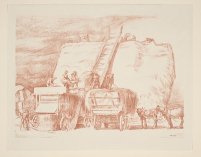 Chariots de foin - William Rothenstein
