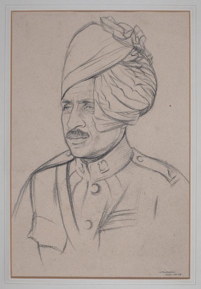 Cavalier indien - William Rothenstein