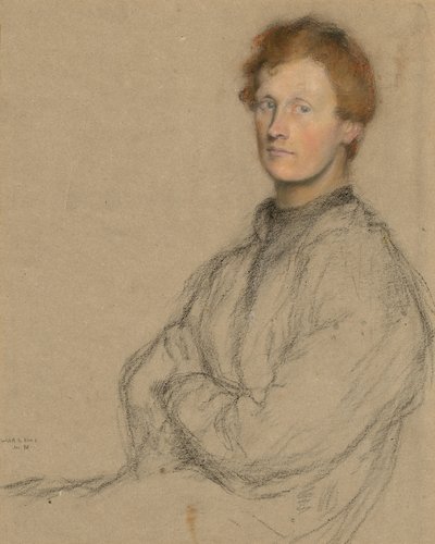 Portrait de Charles Haselwood Shannon (1863-1937) - William Rothenstein