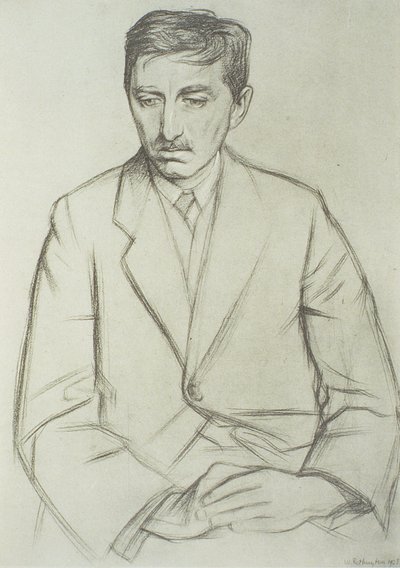 Portrait de E.M. Forster (1879-1970) - William Rothenstein