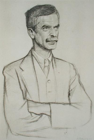Portrait de John Lawrence Le Breton Hammond - William Rothenstein