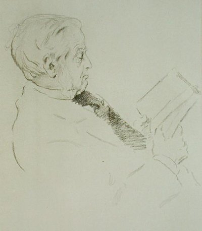 Portrait de Max Muller (1823-1900) - William Rothenstein