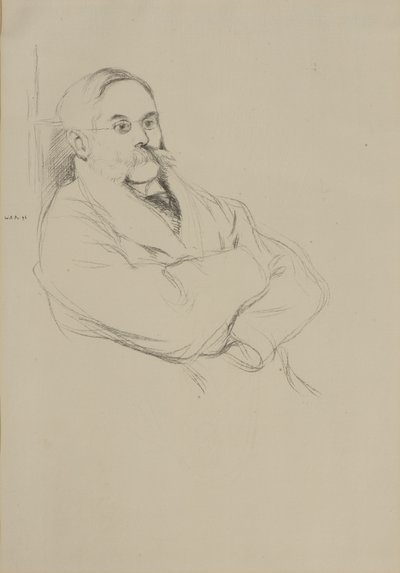 Portrait de Moritz Rothenstein - William Rothenstein