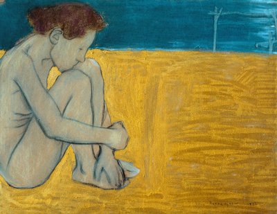 Femme Nue Assise - William Rothenstein