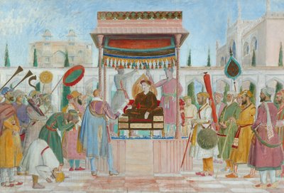 Ambassade de Sir Thomas Roe à la cour de Jehangir - William Rothenstein