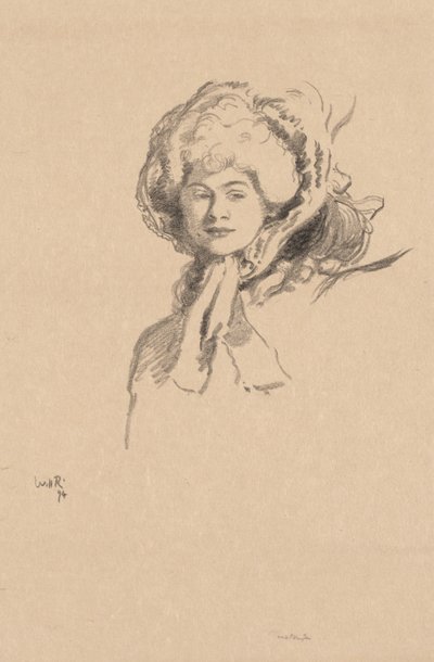 Le Millamant ou Bonnet et Poudre - William Rothenstein