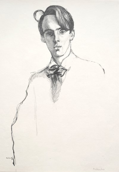 William Butler Yeats, 1898 - William Rothenstein