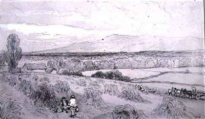 Scène de récolte - William Roxby Beverly