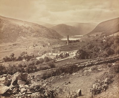 La Vallée de Glendalough, Comté de Wicklow, Irlande, vers 1864 - William Russell Sedgfield