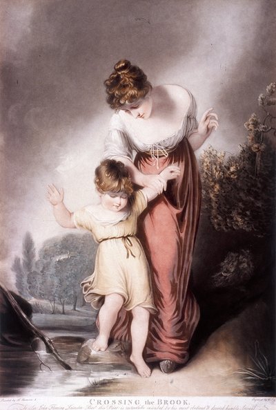 Traversée du ruisseau, vers 1803 - William Say