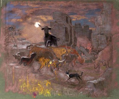 Étude pour Highland Raiders, c.1918 - William Shackleton