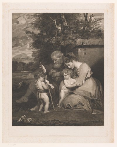 Sainte Famille avec Jean-Baptiste enfant - William Sharp