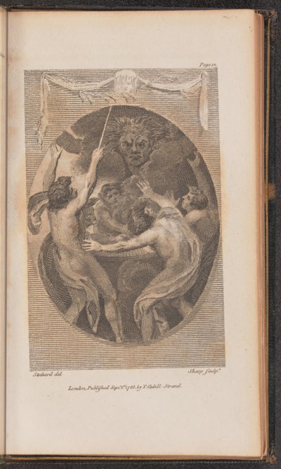 Illustration pour le Chant I - William Sharp after Thomas Stothard