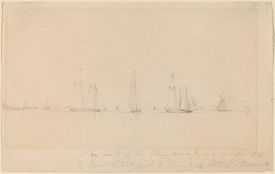 À bord du Stony Brook Packet - William Sidney Mount