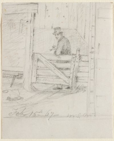 Repos sur la clôture - William Sidney Mount