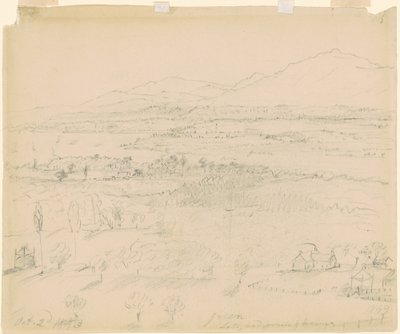 Vallée avec rivière et montagnes - William Sidney Mount