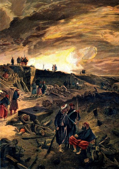 Après la prise de Malakoff le 8 septembre 1855, vers 1855 - William Crimea Simpson