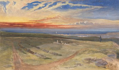 Tombes des officiers dans le fort sur la colline de Cathcart - William Simpson