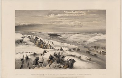 Sébastopol depuis la batterie de 26 canons, 1855 - William Crimea Simpson