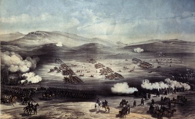 La bataille de Balaklava le 25 octobre 1854. La charge de la brigade légère - William Crimea Simpson