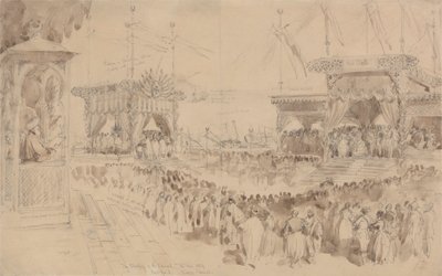 La bénédiction du canal de Suez, 16 novembre 1869 - William Simpson