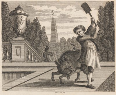 Le jardinier et le cochon - William Skelton
