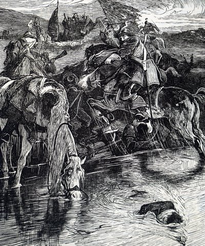 Une scène de la guerre civile anglaise - William Small
